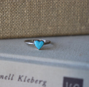 Zuni Turquoise Heart Ring