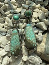 Load image into Gallery viewer, Chasity Belone #8 Turquoise Earrings