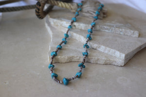 Vintage Turquoise and Shell Heishi Necklaces