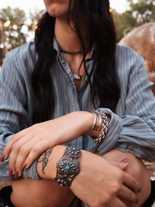 White Buffalo Bar Necklace
