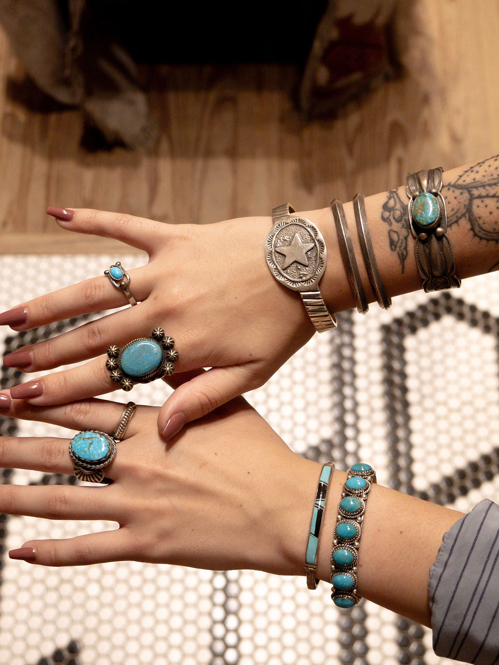 Kingman Inlay Bracelet