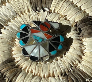 Vintage Zuni Bird Pin