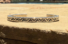 Load image into Gallery viewer, Arnold Goodluck Double Stamped Cuff