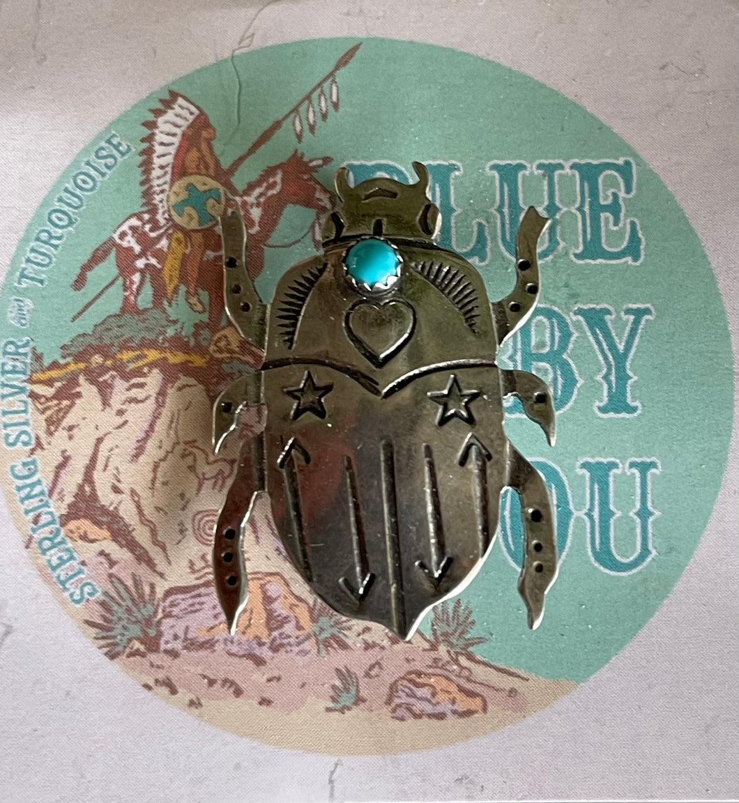 Cool Scarab pin