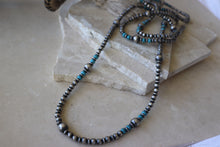 Load image into Gallery viewer, Turquoise &amp; Navajo Pearl Necklace