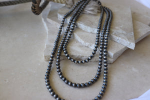6mm Navajo Pearl Necklace Varying Lengths