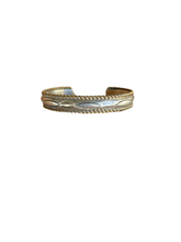 Load image into Gallery viewer, Silver with Copper Cuff