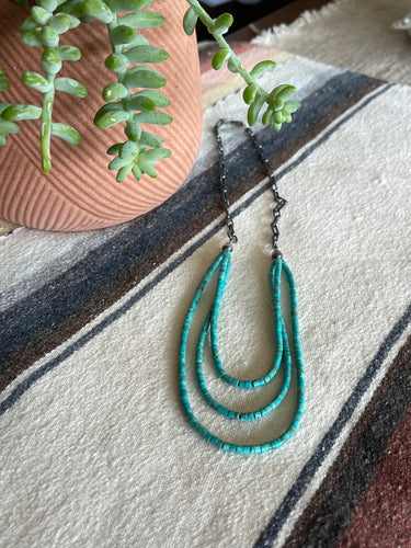 Corrane Smith Three Strand & Chain Heishi