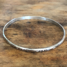 Load image into Gallery viewer, Stamped Bangle Cuff