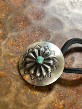 Load image into Gallery viewer, Turquoise Stamped Pony Holders