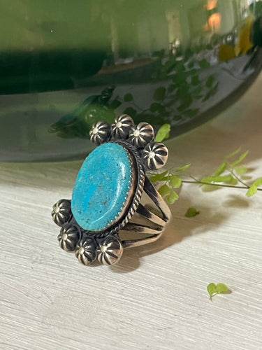 Martha Cayancito Kingman Turquoise Ring