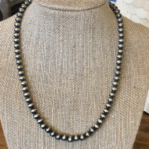 6mm Navajo Pearl Necklace Varying Lengths