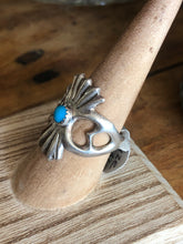 Load image into Gallery viewer, Sandcast Turquoise Ring