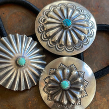 Load image into Gallery viewer, Turquoise Stamped Pony Holders