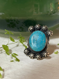 Martha Cayancito Kingman Turquoise Ring
